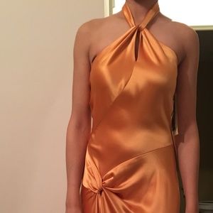 A.B. S halter top  evening gown Size 4